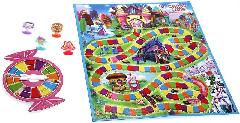 Trò chơi Candy land mang đến sự ngọt ngào từ những viên kẹo nhiều màu sắc
